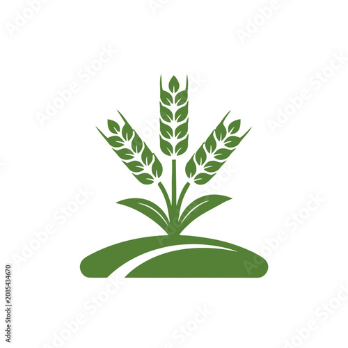 Wheat Field Nature Icon
