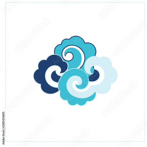 Wind Curl Ornament