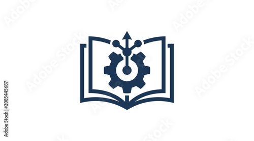 Education Technology Learning Logo Design.