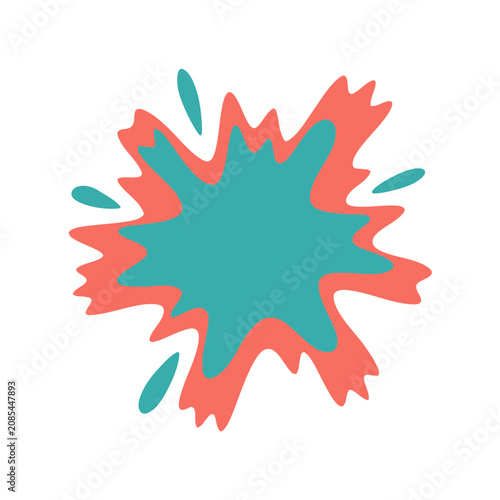 Abstract Splash Shape
