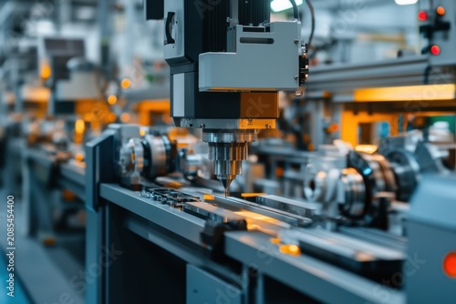 Machine tool factory industrial automation precision metal cutting equipment manufacturing workshop