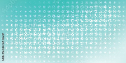Abstract light teal halftone dot matrix technology background eps10