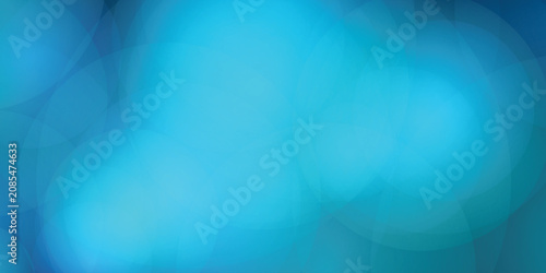 Fotografía Abstract Blue and Teal Gradient Background with Soft Blur and Smooth Color Trans