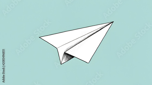 a handmade aero plane for playing 