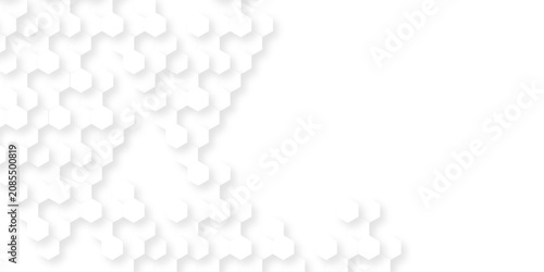 Fotografie Hexagon concept abstract technology wallpaper