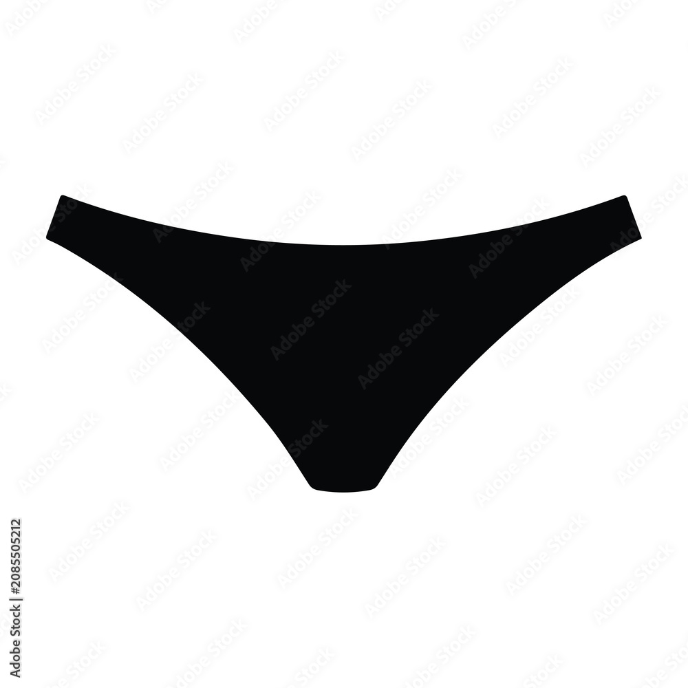 Obraz premium Pantie icon, underclothing, underwear