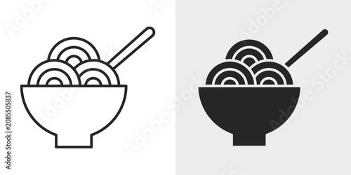 Tableau sur toile Flavorful Dish Icon represents delicious meals prepared with rich flavors and fresh ingredients