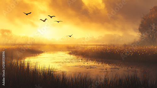 A beautiful natural landscape.