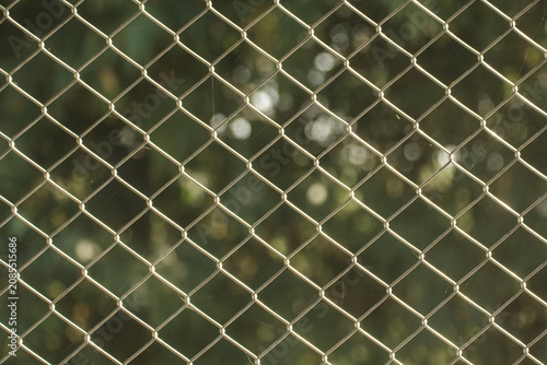 Fence against a background and Texture