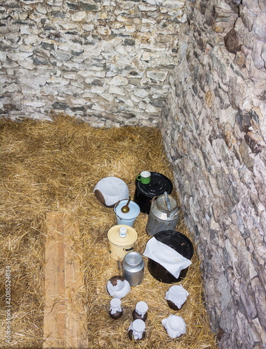 Cellar - an ancient storage of food in the cold