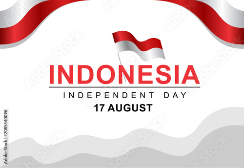 Happy Indonesia Independence Day 17 August Poster Design