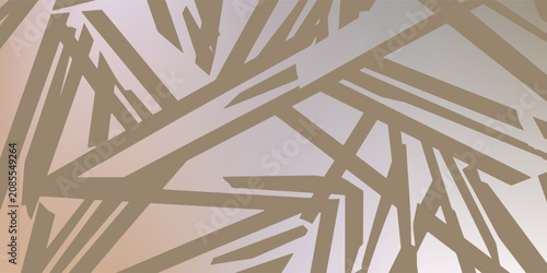 abstract geometric pattern with beige and brown shades and interlocking angular shapes