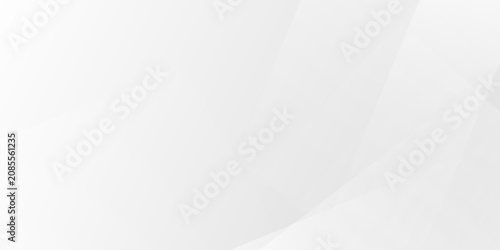 Fényképezés Clean abstract white and grey background with smooth undulating lines and subtle