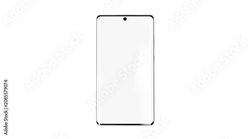 Fotografie Modern smartphone screen protector, clear tempered glass