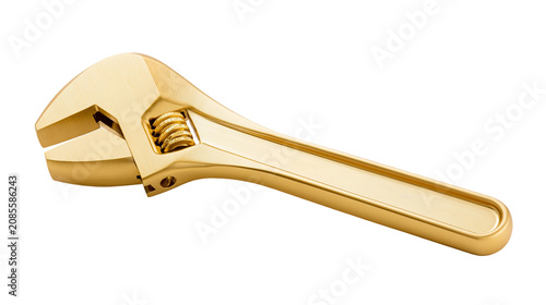 Golden adjustable wrench tool