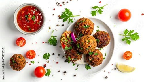 Gourmet stuffed mushrooms with herbs and spices.