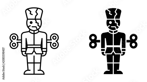 Konstfotografi Wind-up Toy Soldier Icons