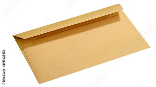 Fotografía Brown paper envelope with flap open