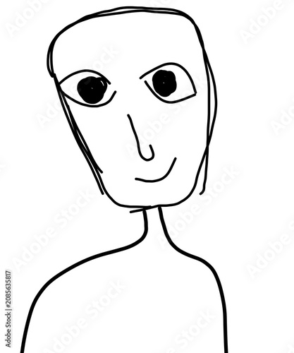 sketch of a woman face