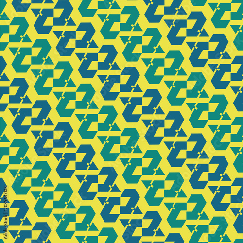 seamless geometric pattern with triangles