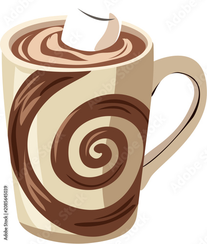cup of coffee with chocolate