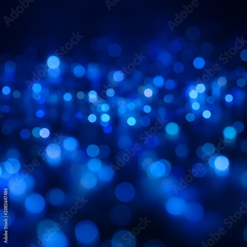 Blue Defocused Lights Background