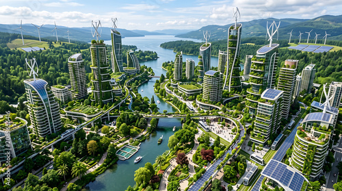 Futuristic Sustainable Smart City with Green Architecture and Cloud Computing Infrastructure