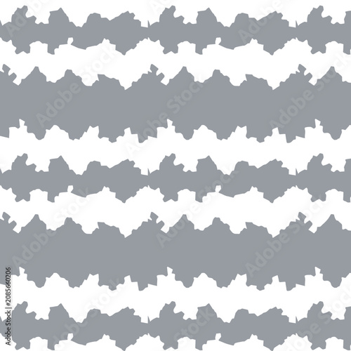 Abstract grey geometric zigzag pattern EPS vector background