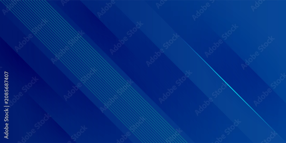 Obraz premium Abstract dark blue gradient background with futuristic overlap design. Blue background with shadows. Abstract background texture design, poster, banner blue background.