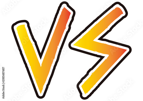 Tableau sur toile VSの文字アイコン
