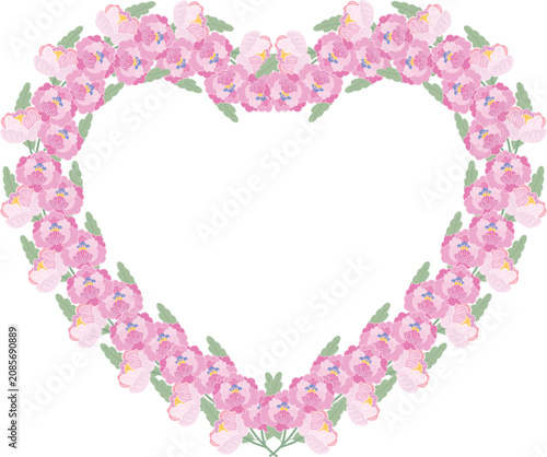 Elegant cute flower wreaths and floral frames. Perfect for weddings, invites, spring designs and botanical art. 