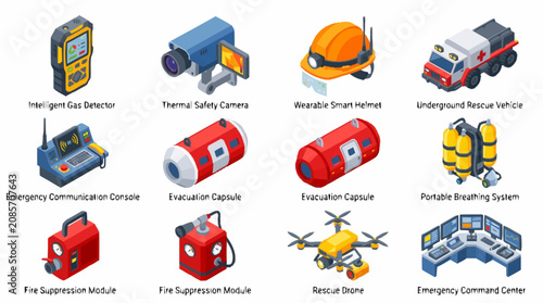 фотографія Emergency Response Fire Rescue Equipment.