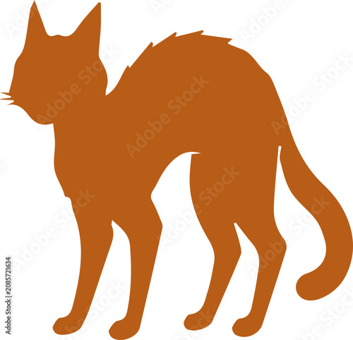 Wall Mural vector image of a cat