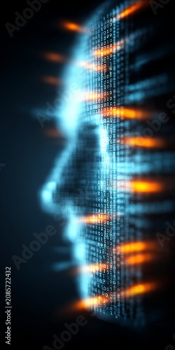 Agentic AI Innovation in Technology - Digital Portrait of a Futuristic Mindset