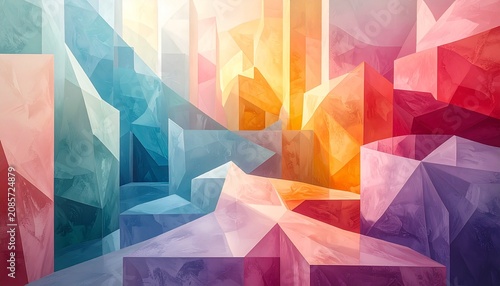 Geometric light and color structures
