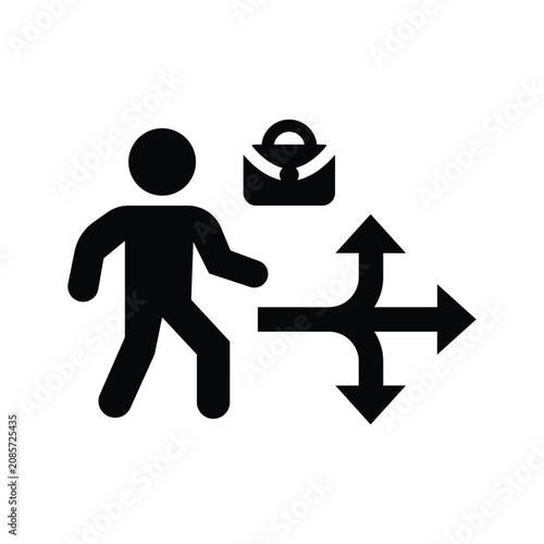 alternative work solid icon illustration vector graphic.eps