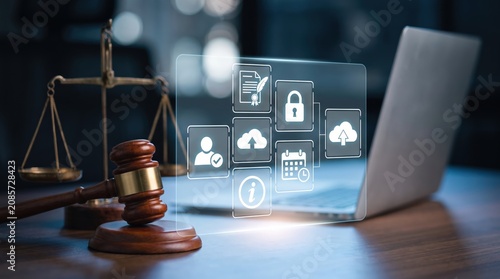 Digital Legal Compliance Management: Cyber Secure Cloud Document Workflow with Electronic Signature Validation, Calendar Schedule Integration, and Automation Optimization using Holographic Law Interfa