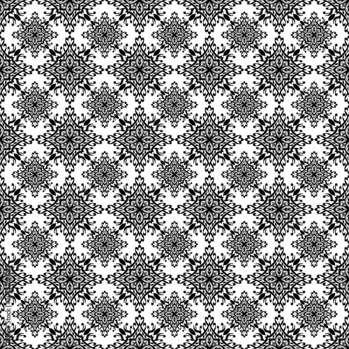 black and white seamless pattern 