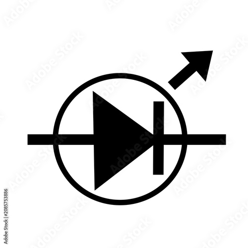 Foto Light emitting diodes symbol