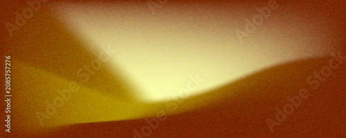 Abstract gold brown background with film grain texture showing gradual blending colors