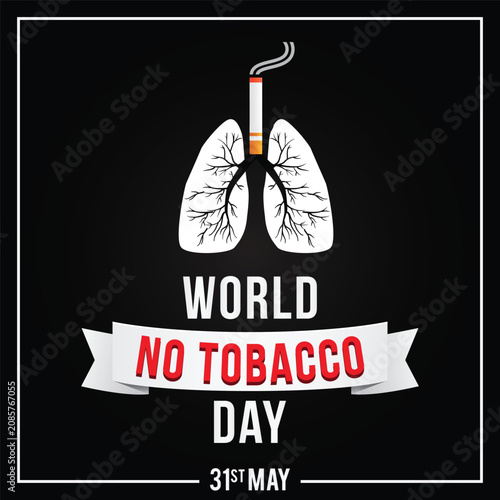 World No Tobacco Day Awareness Poster Vector