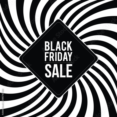 Black Friday Sale Promotional Banner Vector