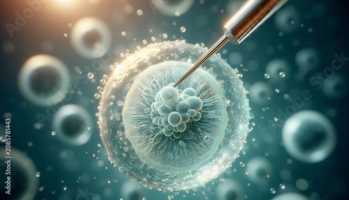Microscopic in vitro fertilization process