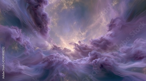 A dramatic sky with dark clouds