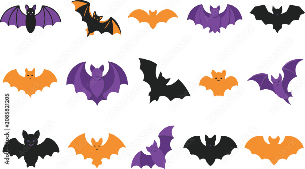 Obraz premium Halloween Bat vector design