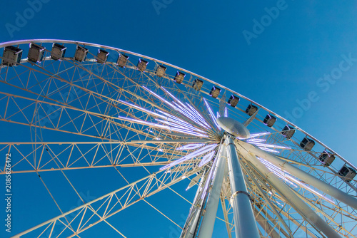 Niagara SkyWheel at nighttime