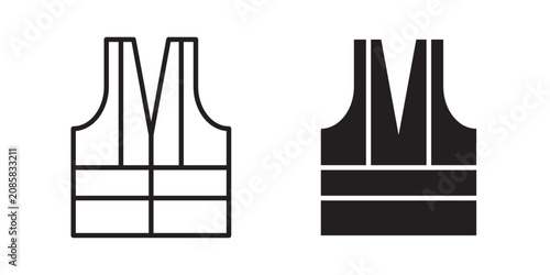 Tableau sur toile Safety vest icon