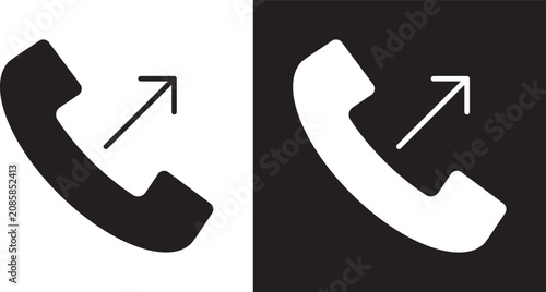 Quadro em tela Call outgoing icon