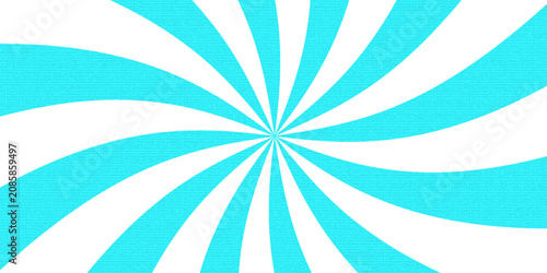 Bild auf Leinwand Turquoise blue Spiral on transparent background