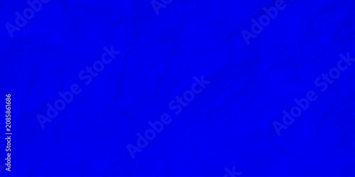 Tableau sur toile Abstract pure electric blue crinkled textile texture vector background element f